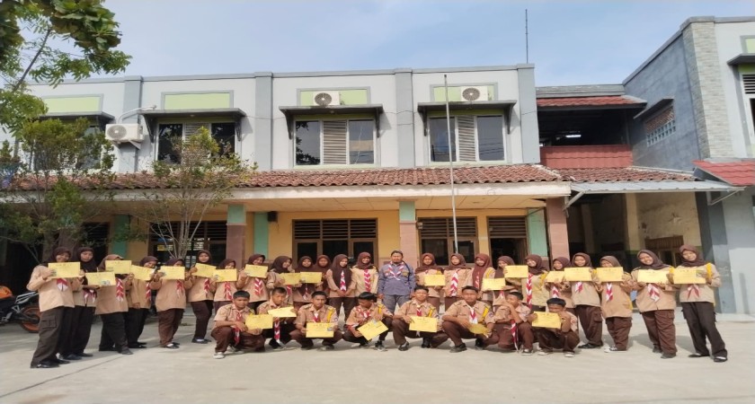 Penyematan Bantara & Laksana Pramuka SMK Rismatek 2025