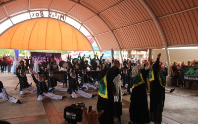 Gita Pesona Shibyan SMK Rismatek Mempertahankan Gelar Juara Umum 1 Dalam Marching Band Compettion Haruma Bay ke-3